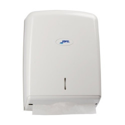Distributeur essuie main en Z plastique blanc