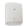 Distributeur essuie main en Z plastique blanc