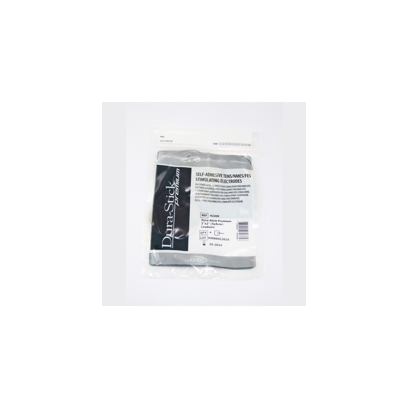 Électrodes carrées à fil Dura-Stick Premium Cefar Compex 50 x 50 mm