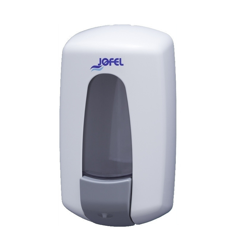 Distributeur savon plastique blanc 0,90 L Jofel