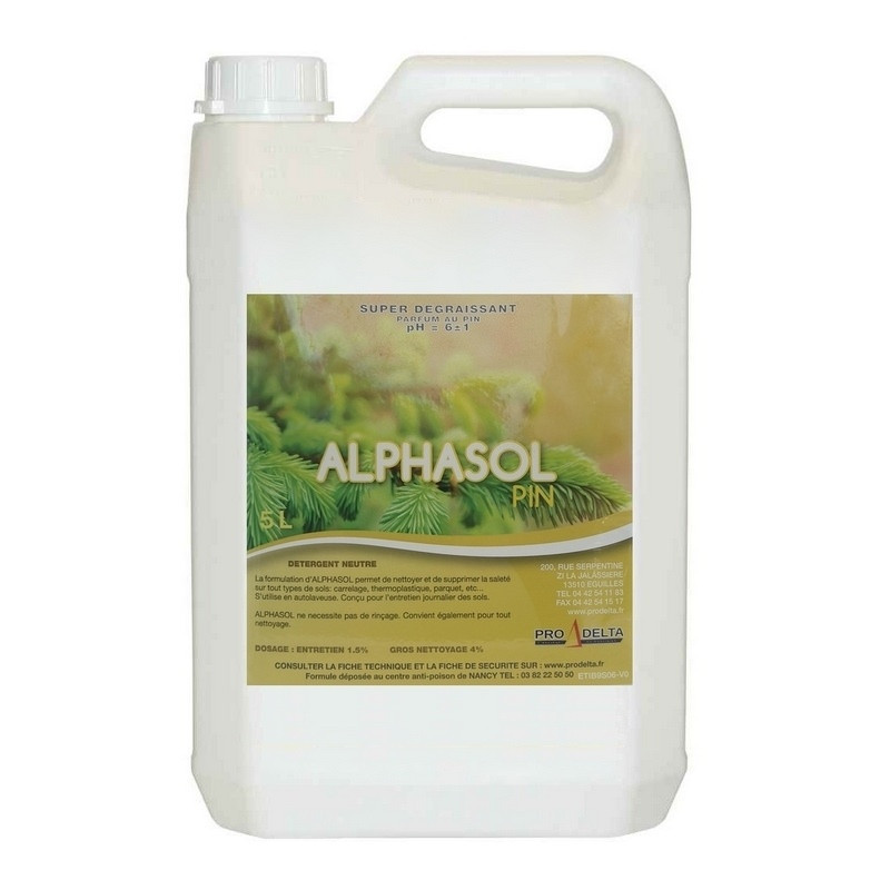 Alphasol détergent 5 litres