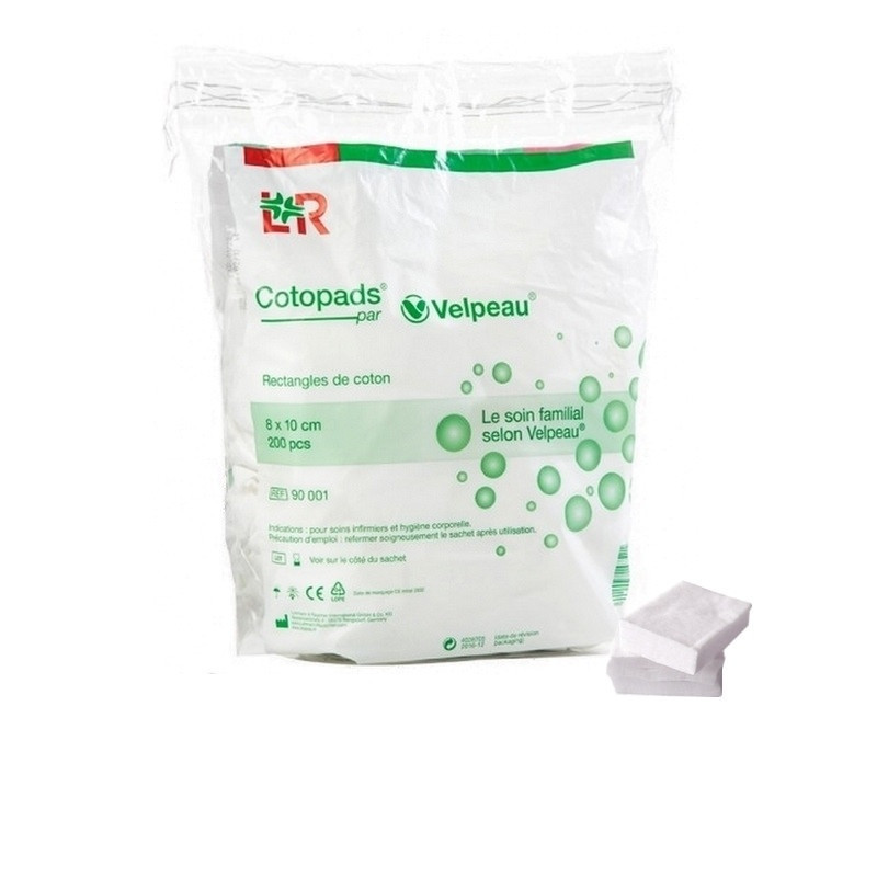 Coton rectangle Cotopads Velpeau Lohmann
