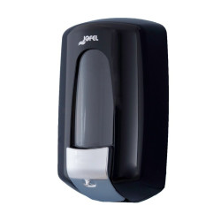 Distributeur savon plastique noir 0,90 L Jofel