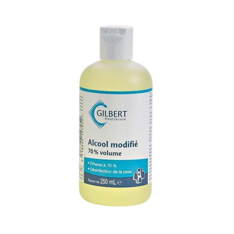 Alcool modifié 70% Gilbert 250 ml