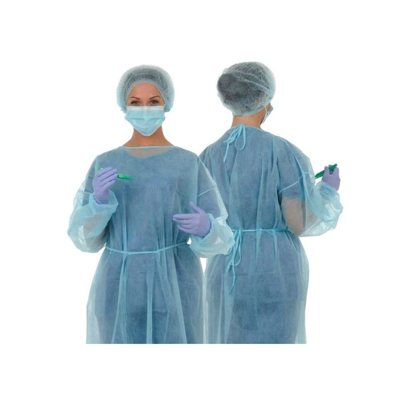 Blouse de protection bleue