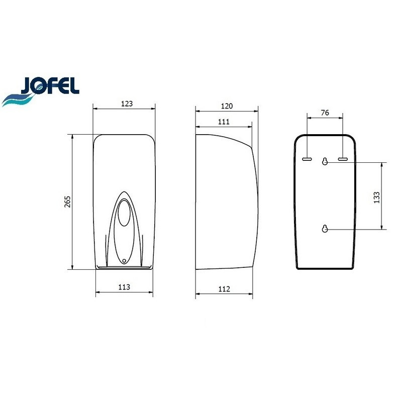 Distributeur optique de savon Jofel