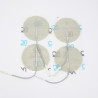 Electrodes ronde à fil Dura-Stick Premium Cefar Compex 50 mm