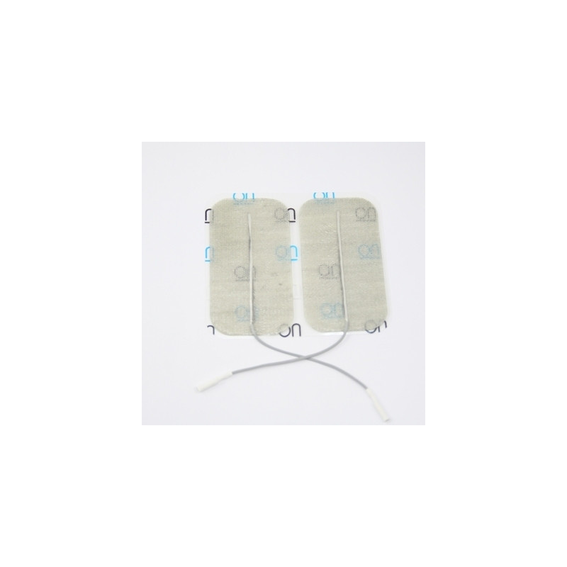Électrodes rectangles à fil Dura-Stick Premium Cefar Compex 50 x 89 mm
