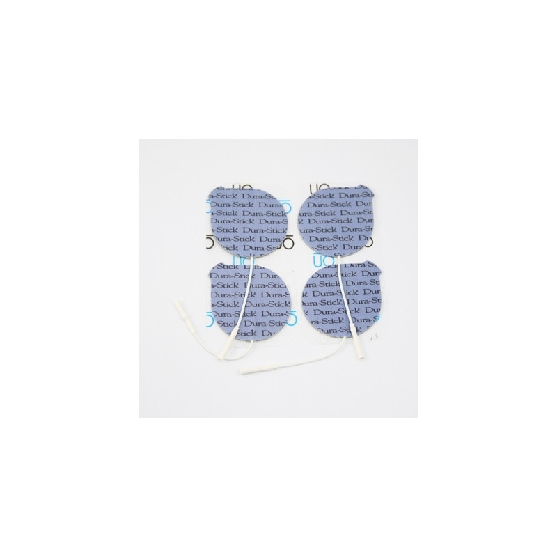 Électrodes rondes à fil Dura-Stick Plus Cefar Compex diamètre 50 mm