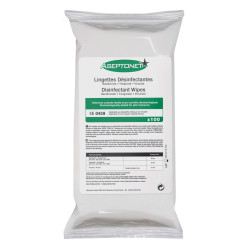 Lingettes désinfectantes Aseptonet - Recharge - Paquet de 100