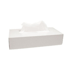 Mouchoirs blancs en boite neutre