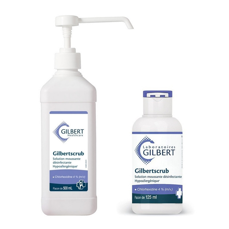 Gilbertscrub solution moussante désinfectante
