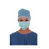 Masque de chirurgie à lanières - Bleu 3 plis Medistock - Boite de 50