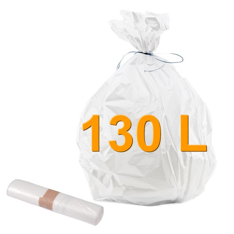 Sac poubelle blanc  130 L