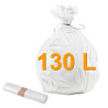 Sac poubelle blanc  130 L