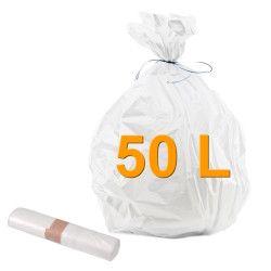 Sac poubelle blanc 50 L