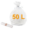 Sac poubelle blanc 50 L