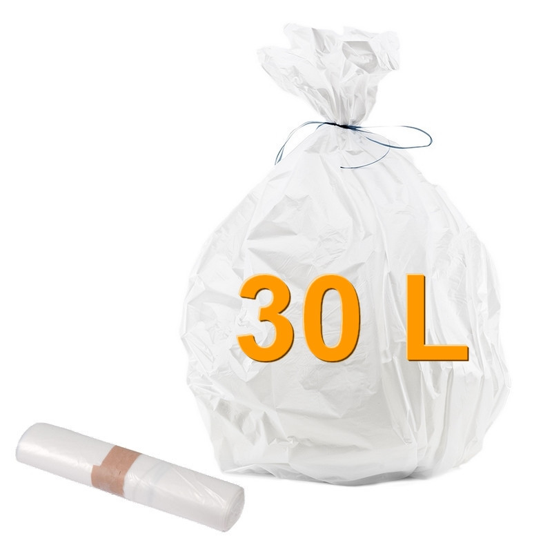 Sac poubelle blanc 30 L