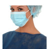Masque de chirurgie bleu avec élastique Mask +R boite de 50