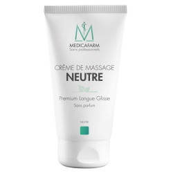 Crème de massage neutre - Premium Longue Glisse - Medicafarm - Tube de 125 ml
