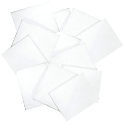 Coton rectangle LCH - 8 x 10 cm - Sachet de 200