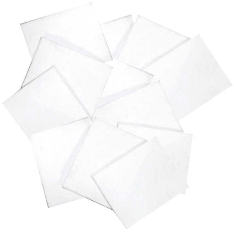 Coton rectangle LCH - 8 x 10 cm - Sachet de 200