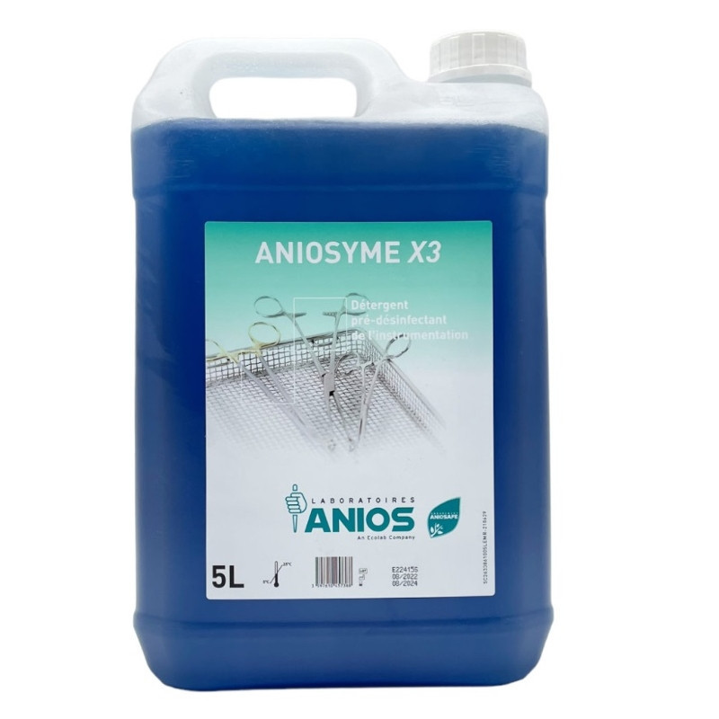 Aniosyme X3 - Détergent pré désinfectant - Bidon de 5 litres