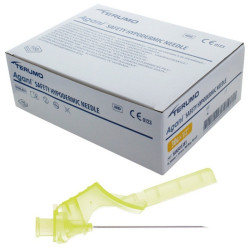 Aiguilles Agani Safety Terumo - Hypodermiques & stériles - Jaune 30G 0,30 x 13 mm - Boite de 100