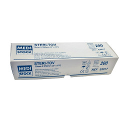 Sachet de stérilisation Steri-Tov autocollant  75 x 250 mm boite de 200