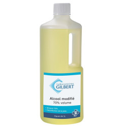 Alcool modifié Gilbert 70% 1 litre