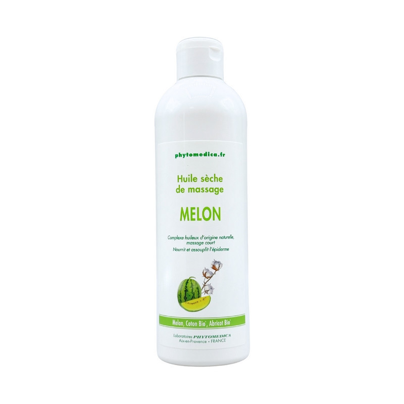 Huile sèche de massage - Melon - PhytoMédica - Flacon de 250 ml