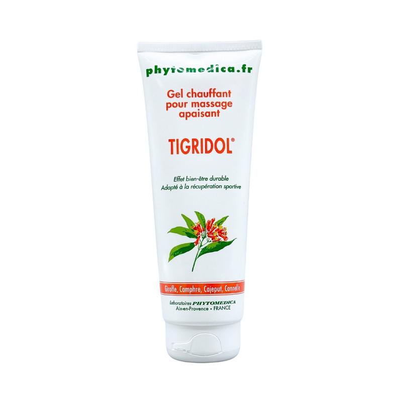 Gel de massage Tigridol - Chauffant et apaisant - PhytoMédica - Tube de 75 ml ou 250 ml