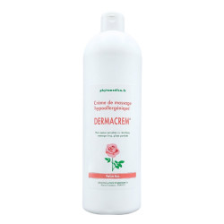 Crème de massage neutre - Dermacrem - PhytoMédica - Flacon de 1 litre