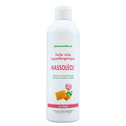 Huile riche minéral - Massoléol - PhytoMédica - Flacon de 500 ml