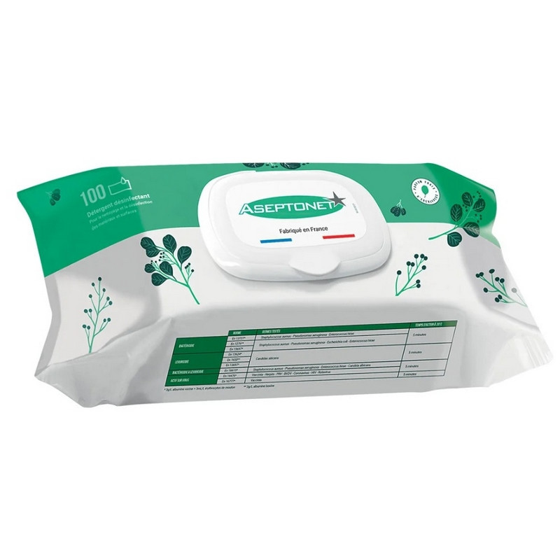 Lingettes désinfectantes Aseptonet