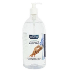 Lotion lavante Mains & Corps - Steriderm - Flacon de 1 litre