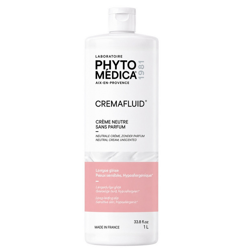 Crème de massage neutre - Crémafluid - PhytoMédica - Flacon de 1 litre