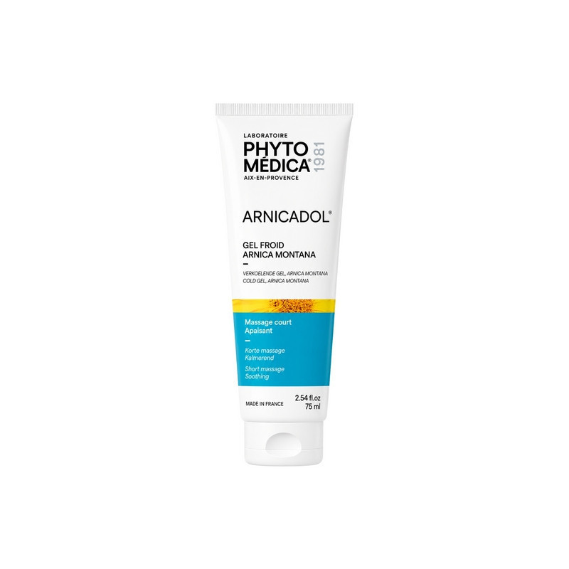 Gel de massage  Arnicadol - Réfrigérant - PhytoMédica - Tube de 75 ou 250 ml