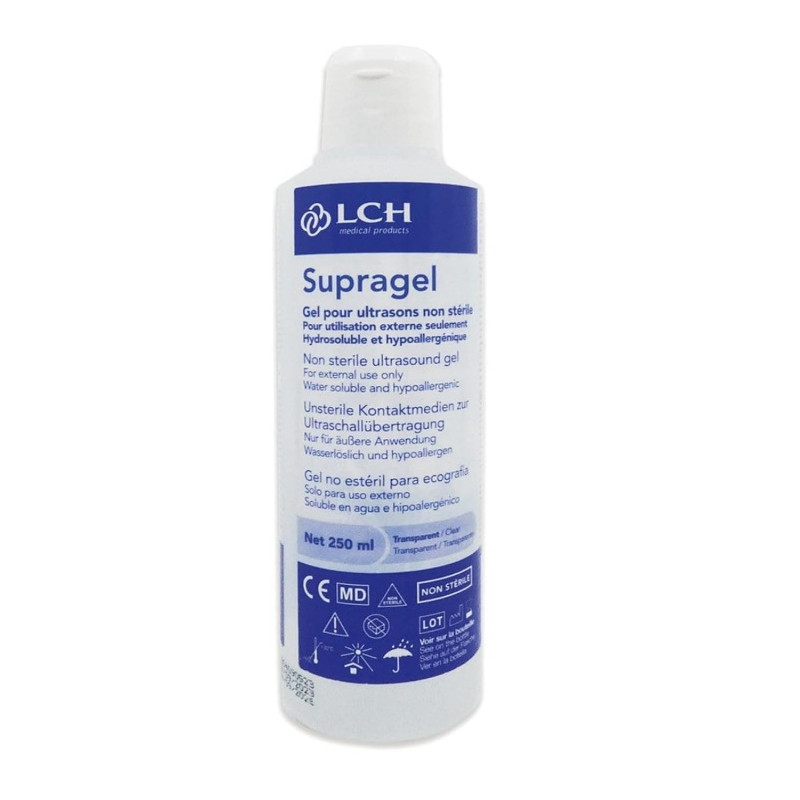 Gel échographique Supragel LCH - Transparent - Flacon de 250 ml